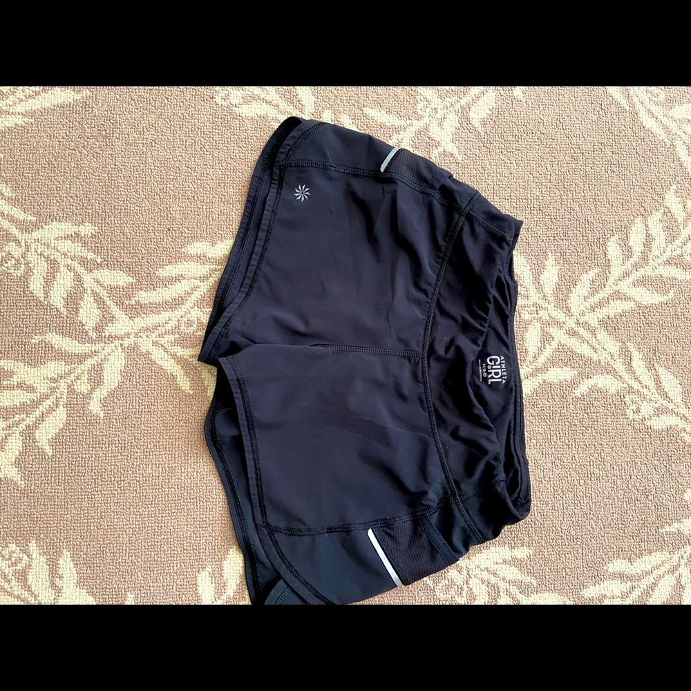 Athleta girls black shorts
